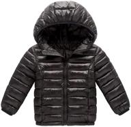 hileelang boys' resistant packable outerwear jackets: comfortable and stylish clothing logo