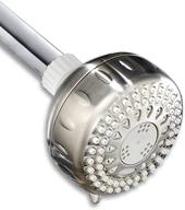 🚿 enhanced waterpik trs-529e power spray shower head with 5 modes, 1.8 gpm, in elegant brushed nickel logo