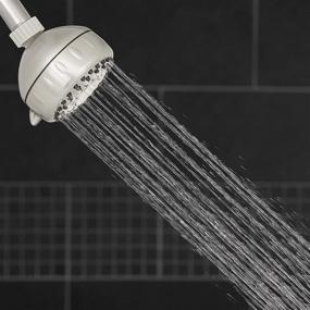 img 3 attached to 🚿 Enhanced Waterpik TRS-529E Power Spray Shower Head with 5 Modes, 1.8 GPM, in Elegant Brushed Nickel