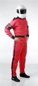 img 1 attached to RaceQuip Racing Fire Suit Single Layer SFI 3.2A/1 - One Piece, Red (Small - 110012)
