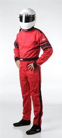 img 3 attached to RaceQuip Racing Fire Suit Single Layer SFI 3.2A/1 - One Piece, Red (Small - 110012)