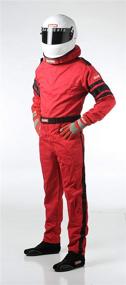 img 2 attached to RaceQuip Racing Fire Suit Single Layer SFI 3.2A/1 - One Piece, Red (Small - 110012)