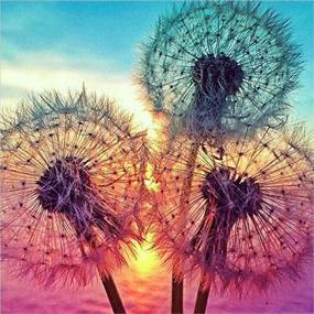 img 4 attached to 🌼 Dandelions 12x12 inch DIY 5D Diamond Painting Kit: Fun Gem Art Craft for Kids & Adults, Perfect for Beginners