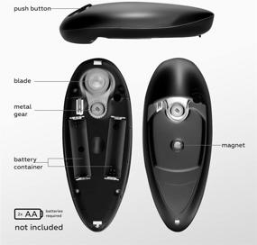 img 2 attached to 🔌 Easy, Safe & Effortless: Electric Can Opener for Seniors & Arthritis Patients - No Sharp Edges – One-button Operation for All Sizes - Ideal for Kitchen Use