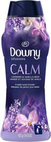 img 4 attached to 🌸 Enhance Your Laundry Experience with Downy Infusions In-Wash Scent Booster Beads, Calm, Lavender and Vanilla Bean, 14.8 oz