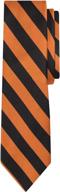 jacob alexander regular college striped boys' accessories ~ neckties logo