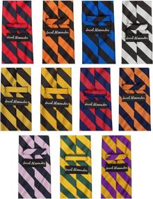 img 1 attached to Jacob Alexander Regular College Striped Boys' Accessories ~ Neckties