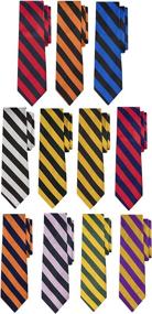 img 2 attached to Jacob Alexander Regular College Striped Boys' Accessories ~ Neckties