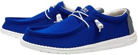 img 3 attached to Stylish and Comfortable: Hey Dude Mens Wally Blue Men's Shoes - Perfect for Everyday Wear