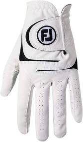 img 2 attached to 🏌️ Stay Comfortable and in Control with FootJoy Men's WeatherSof Golf Gloves - Pack of 2 (White)