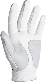 img 1 attached to 🏌️ Stay Comfortable and in Control with FootJoy Men's WeatherSof Golf Gloves - Pack of 2 (White)