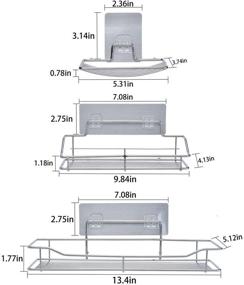 img 2 attached to Bathroom Organizer Stainless Large 13 9 Medium 9 9