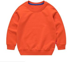 img 4 attached to Ding Dong Toddler Crewneck Sweatershirt Pullover（Navy Boys' Clothing in Fashion Hoodies & Sweatshirts