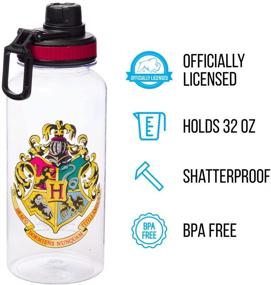 img 2 attached to 🧙 Multicolor Harry Potter HP2411L5 32 Oz Twist Spout Water Bottle with Decal Set by Silver Buffalo