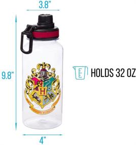 img 1 attached to 🧙 Multicolor Harry Potter HP2411L5 32 Oz Twist Spout Water Bottle with Decal Set by Silver Buffalo