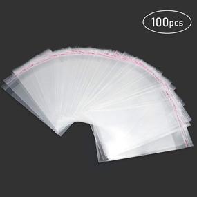 img 3 attached to 100 PCS Clear Cellophane Self-Adhesive Treat Bags - Ideal for Candy, Cookies, Chocolates, and Snacks - 10 * 18cm / 3.94 * 7.09inch