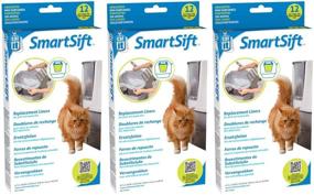 img 1 attached to 🐱 Catit Design Sifting Cat Pan Base Liner - 3 Packs, Each with 12 Liners