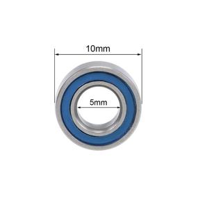 img 1 attached to Подшипники канавки Uxcell MR105 2RS Double