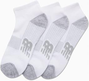 img 2 attached to 🧦 New Balance Big and Tall Women's Cushioned Above Ankle Athletic Socks - Quarter Mini-Crew Style (3 Pack)