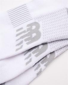 img 1 attached to 🧦 New Balance Big and Tall Women's Cushioned Above Ankle Athletic Socks - Quarter Mini-Crew Style (3 Pack)