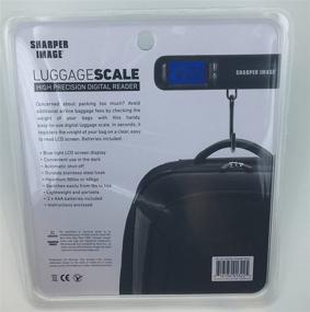 img 1 attached to 🧳 Precision Luggage Scale by Sharper Image