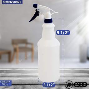 img 2 attached to 🧴 Residential Lab & Scientific Products CSBD Plastic Spray Bottles