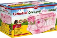 🐹 kaytee crittertrail pink edition one-level habitat, 20 x 11.5 x 11 inches логотип