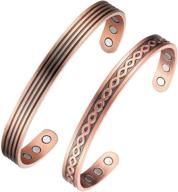 copper bracelet magnetic therapy arthritis logo