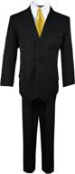 👔 black boys' pinstripe suit sets at suits & sport coats - perfect matching boys' clothing logo