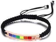 premium hobst stainless adjustable handmade bracelet: stylish boys' jewelry with timeless elegance logo