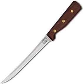 img 1 attached to 🔪 Нож для нарезки / филе Chicago Cutlery Walnut Tradition 7-1/2 дюйма: высокоуглеродистое лезвие, точный резчик