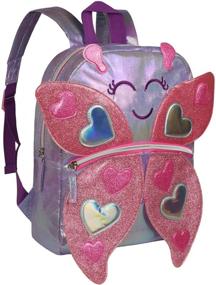 img 4 attached to Delightful Butterfly Backpack for Elementary Princesses and Kindergarteners