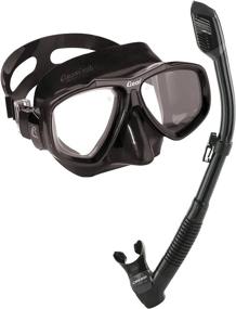 img 4 attached to Cressi Focus Snorkeling Snorkel Black