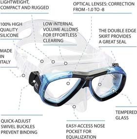 img 1 attached to Cressi Focus Snorkeling Snorkel Black