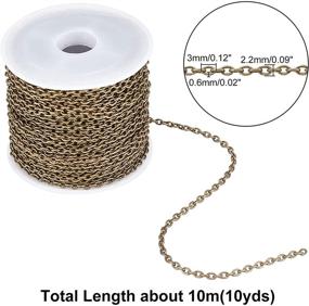img 3 attached to Изготовление аксессуаров для антикварного ожерелья Pandahall 3X2X0 5 мм