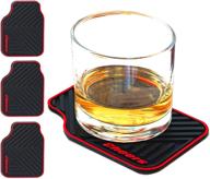 triple gifffted silicone drink coasters: perfect gifts for car enthusiasts, men and women who have 🚗 everything, mechanic gag gift ideas for car lovers. ideal for men's birthday, valentine's, dad, him, father's day, christmas logo