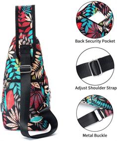img 1 attached to Women Backpack Crossbody Shoulder Charging Outdoor Recreation in Camping & Hiking