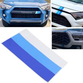 img 4 attached to IJDMTOY Tri Color Compatible Decoration Dashboard Exterior Accessories