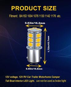 img 3 attached to 10 шт. ламп GIVEDOUA BA15D LED RV - сверхяркий заменитель с теплым белым свечением 5050 18-SMD для автодомов, трейлеров, кемперов, яхт и внутренних светильников LED под напряжением 12V (1004, 1076, 1130, 1142, 1176)