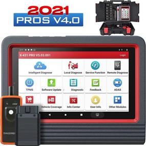 img 4 attached to 🔧 2021 Elite LAUNCH X431 PROSV 4.0 Bi-Directional Automotive Tools - Full System AutoAuth for FCA SGW OBD2 Scanner with 31 Reset, Key IMMO Program, ECU Coding Active Test, and Variant Coding - Free Update
