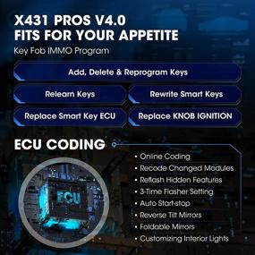 img 3 attached to 🔧 2021 Elite LAUNCH X431 PROSV 4.0 Bi-Directional Automotive Tools - Full System AutoAuth for FCA SGW OBD2 Scanner with 31 Reset, Key IMMO Program, ECU Coding Active Test, and Variant Coding - Free Update