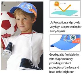 img 3 attached to 🧢 Breathable Lightweight Baseball Boys' Accessories and Adjustable Hats & Caps for Enhanced Protection