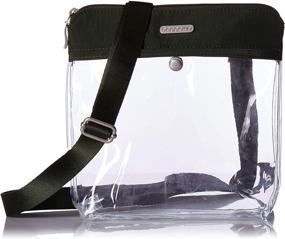 img 4 attached to 👜 Convenient and Stylish Baggallini Clear Pocket Compliant Crossbody Handbags & Wallets for Women