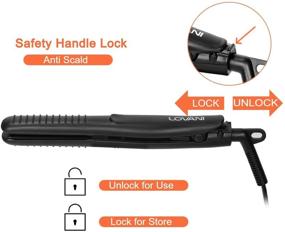 img 1 attached to Международный прямой утюжок для волос профессиональный, устойчивый при путешествиях.