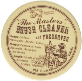img 1 attached to 🖌️ The Masters Brush Cleaner & Preserver, 1 Oz. by General Pencil Company Inc.