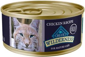 img 4 attached to 🐱 Премиум Blue Buffalo Wilderness корм для кошек со вкусом куриного паштета с высоким содержанием белка для здорового, беззернового питания.