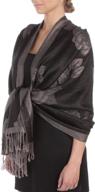 sakkas rose two tone pashmina scarf/stole/wrap logo