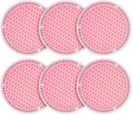 coasters silicone holders rhinestone decoration logo