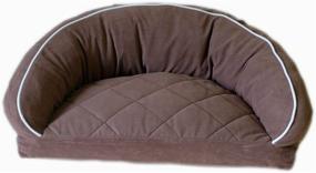 img 1 attached to Diamond Quilted Circle Chocolate 10 Inch