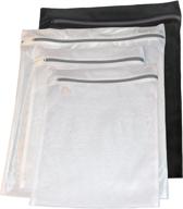 set of 4 insidesmarts delicates laundry 🧺 wash bags - 2 medium & 2 large logo
